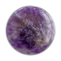 Genuine Amethyst Gemstone, PopSockets
