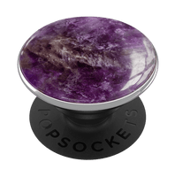 Genuine Amethyst Gemstone, PopSockets