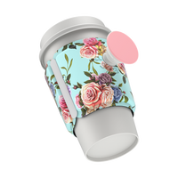 PopThirst Cup Sleeve Retro Wild Rose, PopSockets