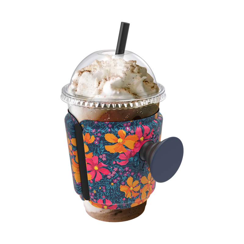 PopThirst Cup Sleeve Flower Power, PopSockets