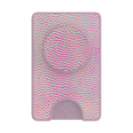 PopWallet+ Iridescent Pebbled Blush, PopSockets